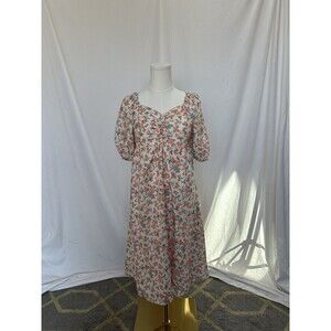 NWT One loved babe Boutique Baroque Orange Floral Mini Dress Size Large
